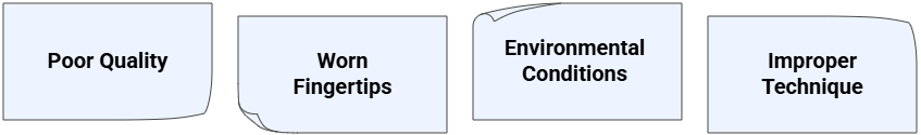 Common Reasons for Fingerprint Rejections
